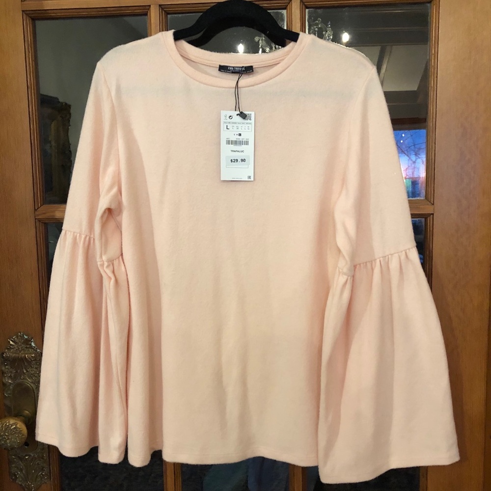 Zara Long-sleeve Bell Shirt